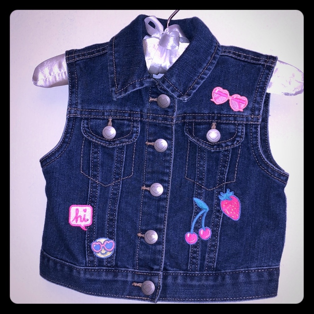 The Children’s Place Denim Hi! Vest. 12-18 M